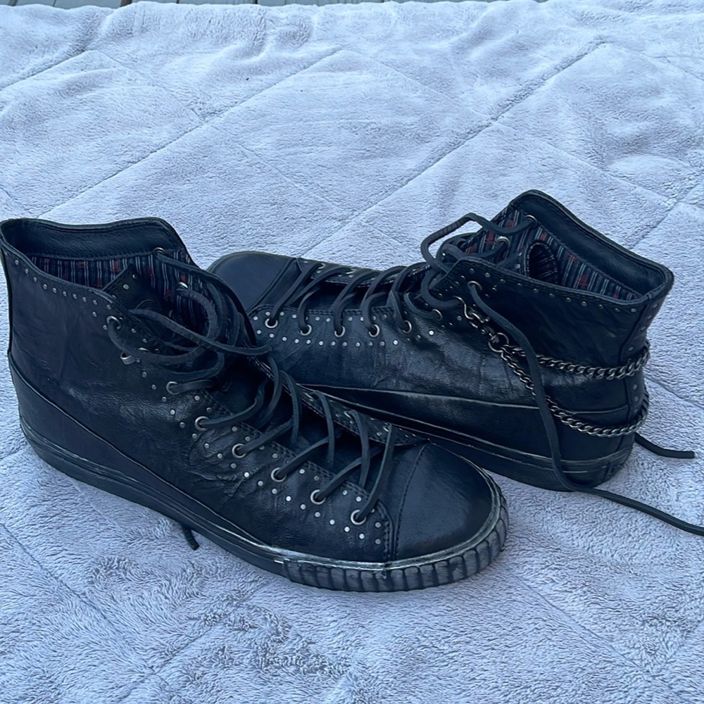 John Varvatos Leather Sneaker